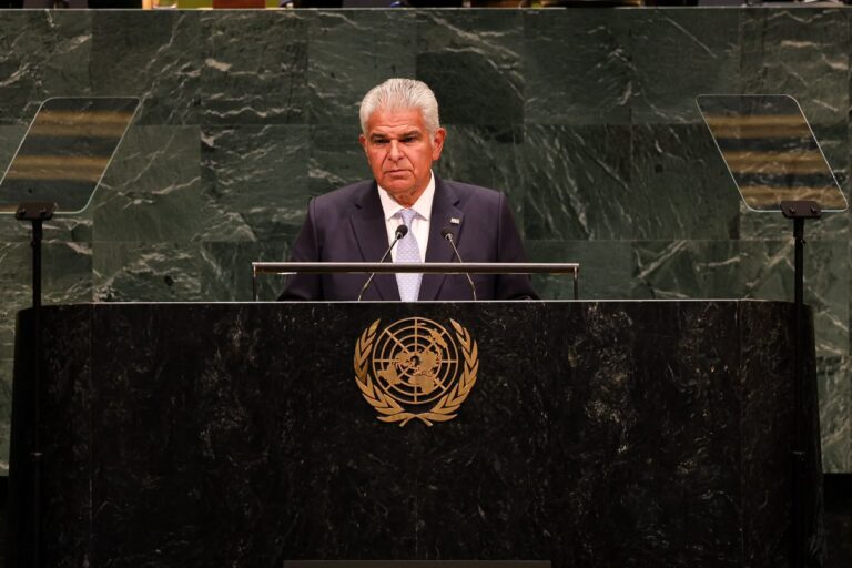 Mulino defiende en ONU proyecto de Río Indio para reservorio de agua del Canal